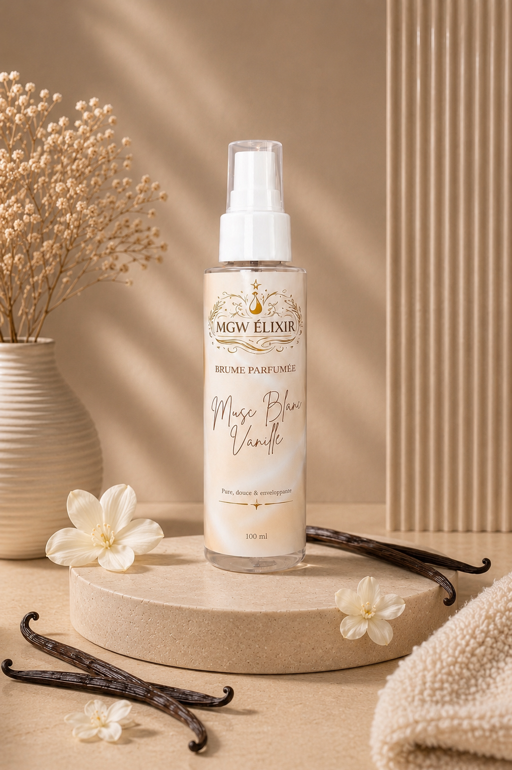 Brume musc blanc vanille